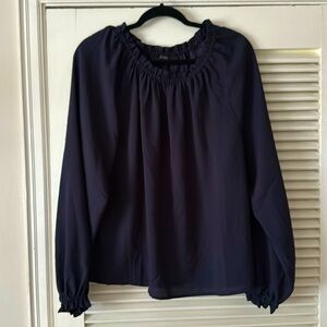 Navy blouse